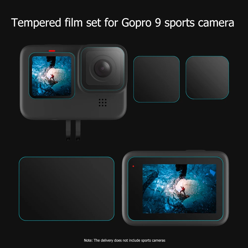 Tempered Glass Display Screen Protector Film for Gopro Hero 9 Sports Camera Lens Protective Guard Cover
Tempered Glass Display Screen Protector Film for Gopro Hero 9 Sports Camera Lens Protective Guard Cover