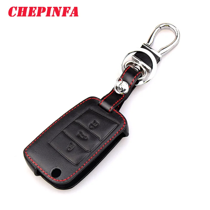 CHEPINFA Leather Car Key Cover Case For VW Golf Bora Jetta POLO GOLF Passat For Skoda Octavia A5 Fabia For SEAT Ibiza Leon
CHEPINFA Leather Car Key Cover Case For VW Golf Bora Jetta POLO GOLF Passat For Skoda Octavia A5 Fabia For SEAT Ibiza Leon