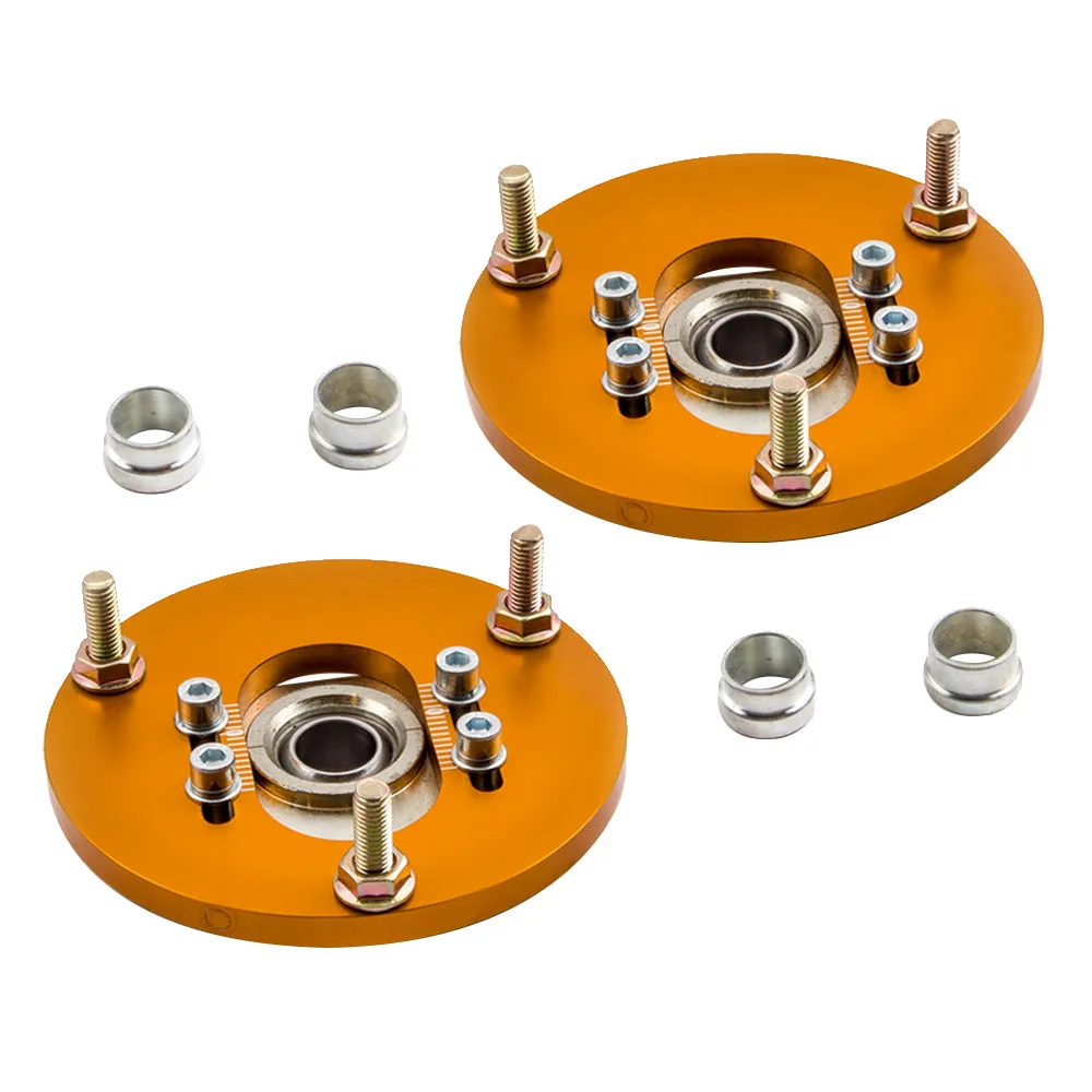 2pcs Camber Plates Top Mount For BMW E46 316, 318, 320, 323, 325, 330, M3 98-05 Front Coilover
2pcs Camber Plates Top Mount For BMW E46 316, 318, 320, 323, 325, 330, M3 98-05 Front Coilover
