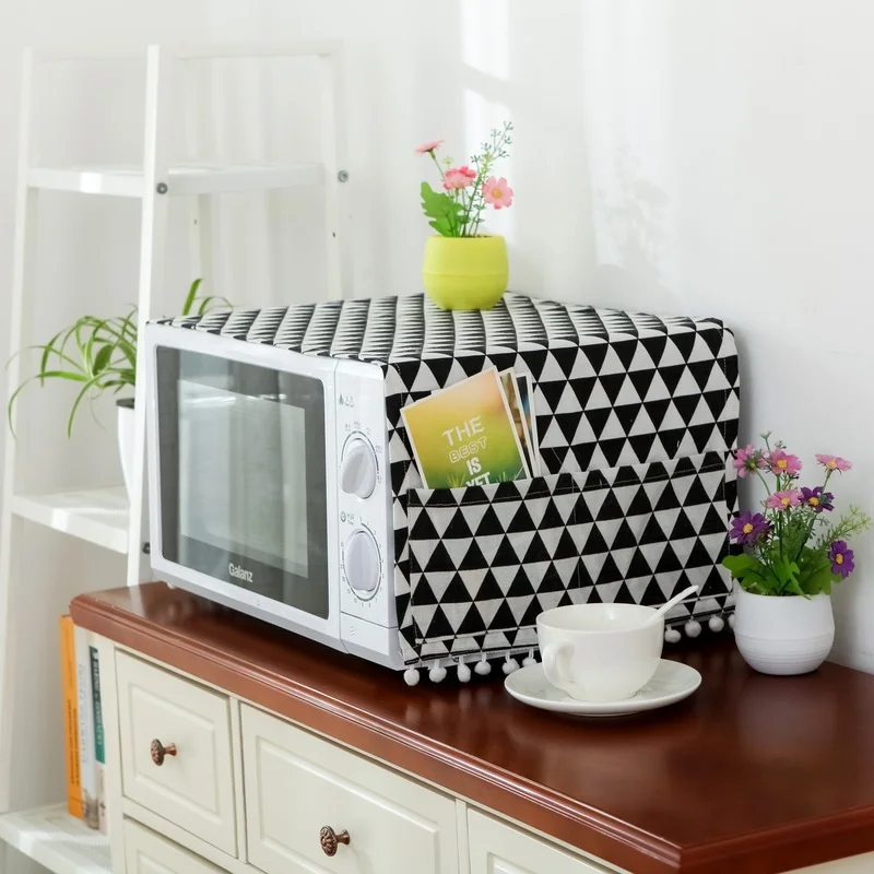 New Microwave Oven Cover with Tassel Dustproof Microwave Oven Cover Towel Electric Oven Protection Cover Kitchen Accessories
New Microwave Oven Cover with Tassel Dustproof Microwave Oven Cover Towel Electric Oven Protection Cover Kitchen Accessories