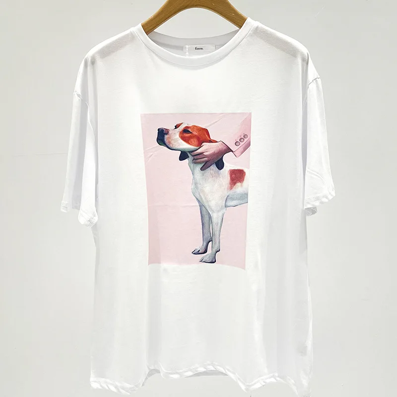 MosiMolly Funny Dog Print Tshirt Tee Tops Women Summer O Neck Short Sleeve Casual Shirt Tops 2021
MosiMolly Funny Dog Print Tshirt Tee Tops Women Summer O Neck Short Sleeve Casual Shirt Tops 2021