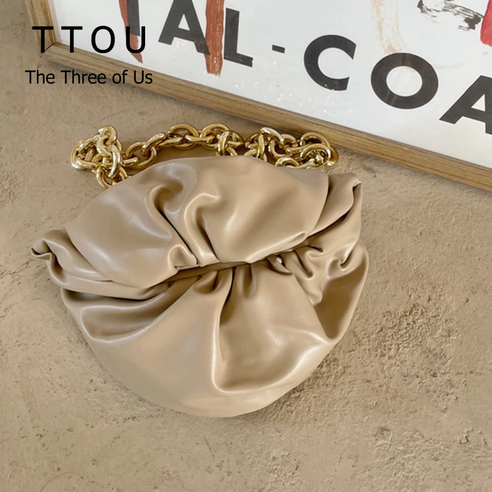 Small Gold Chain PU Leather Crossbody Bags For Women 2021 Summer Folds Design Armpit Bags Lady Shoulder Bags Female Handbags
Small Gold Chain PU Leather Crossbody Bags For Women 2021 Summer Folds Design Armpit Bags Lady Shoulder Bags Female Handbags