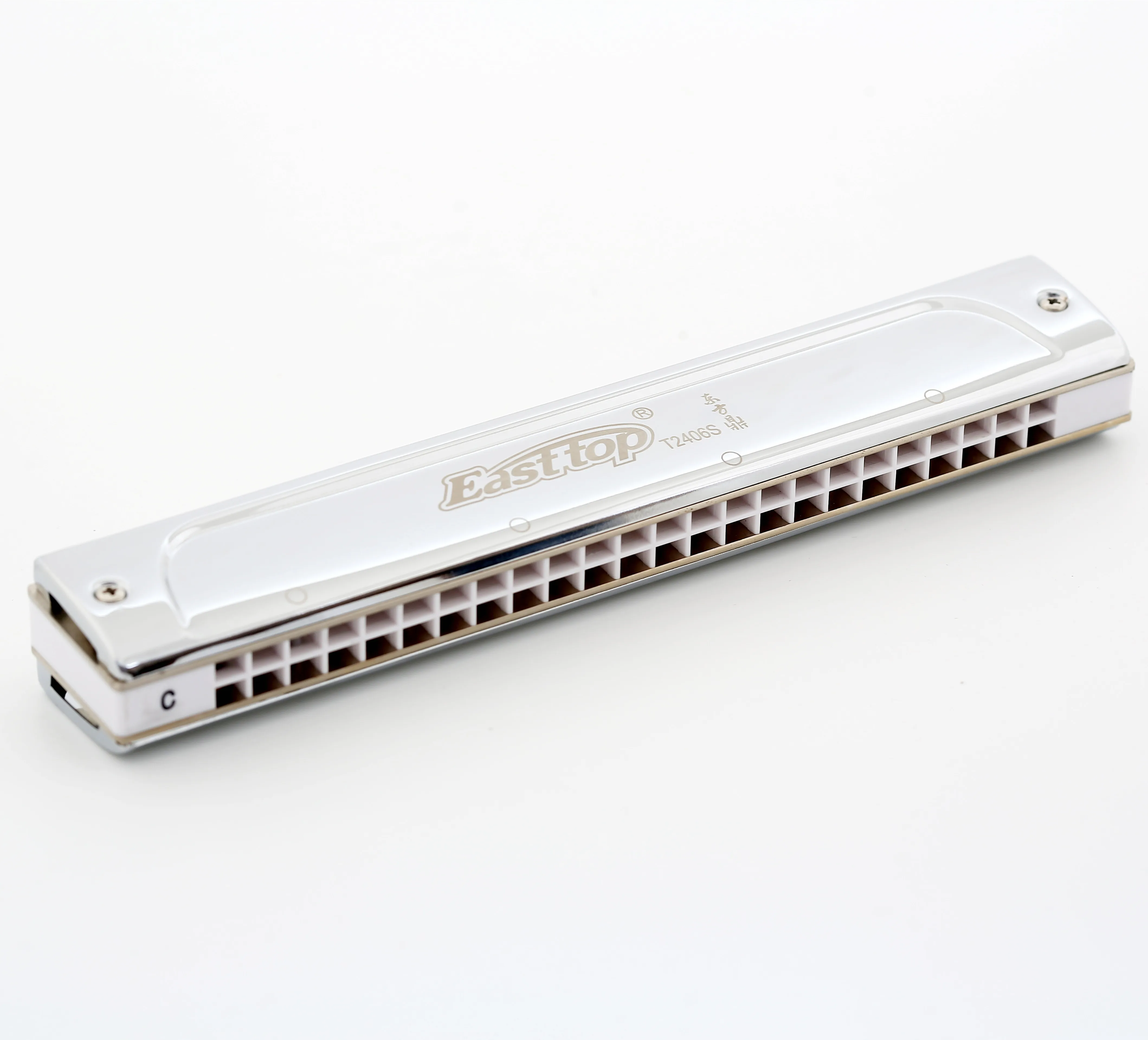 T2406S EASTTOP professional musical instruments 24 hole harmonica set in canvas box
T2406S EASTTOP professional musical instruments 24 hole harmonica set in canvas box