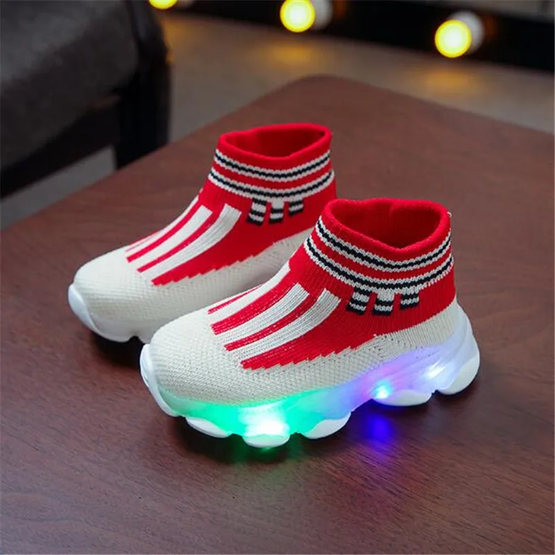 New Children Sock shoes Boys Girls Casual LED Breathable Flats Baby Student Lighted Sneakers Toddler Kids Sports Light Shoes 018
New Children Sock shoes Boys Girls Casual LED Breathable Flats Baby Student Lighted Sneakers Toddler Kids Sports Light Shoes 018