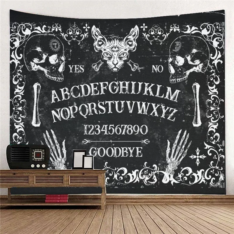Tarot Card Black Cat Tapestry Wall Hanging Hand Hippie Moon Wolf Witchcraft Decoration Skull Decor Tapestry Wall Blanket
Tarot Card Black Cat Tapestry Wall Hanging Hand Hippie Moon Wolf Witchcraft Decoration Skull Decor Tapestry Wall Blanket