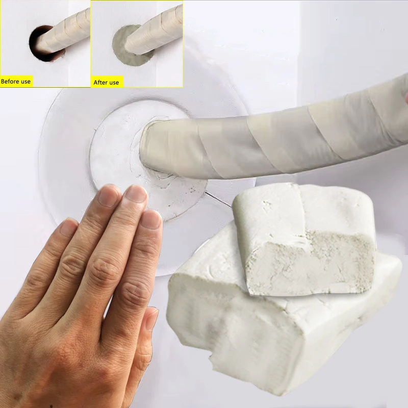 1Pcs Wall Hole Sealing Glue Air-conditioning Mending Wall Hole Plasticine Waterproof Sewer Sealing Mud Sealant Household Tool
1Pcs Wall Hole Sealing Glue Air-conditioning Mending Wall Hole Plasticine Waterproof Sewer Sealing Mud Sealant Household Tool