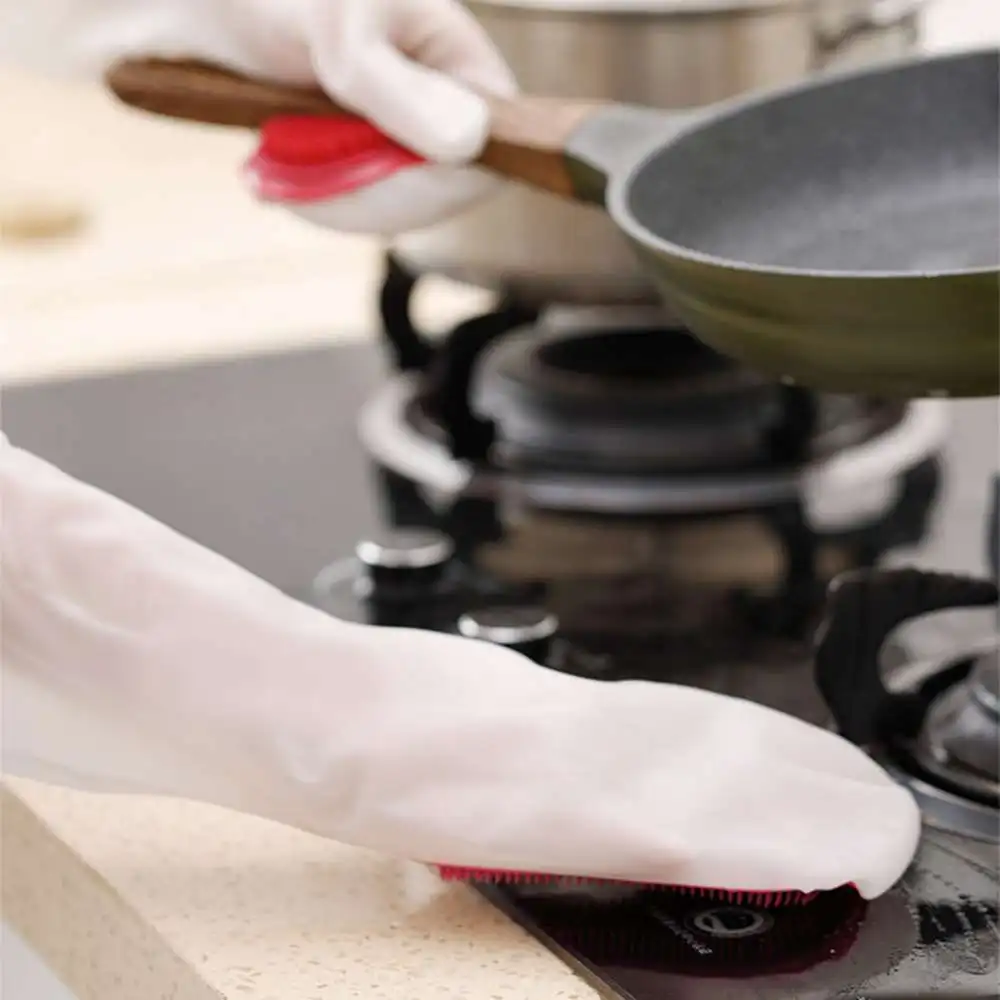 2 Pairs Dishwashing Gloves Dishes Waterproof Cleaning Artifact Silicone Anti-Scalding Cleaning Gloves Magic Silicone Dish
2 Pairs Dishwashing Gloves Dishes Waterproof Cleaning Artifact Silicone Anti-Scalding Cleaning Gloves Magic Silicone Dish