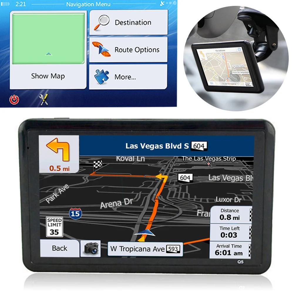 GPS Car Navigation USB Charging Car Charger Convenient FM Transmitter Navigator 5.0 Inch TFT Touch Screen New Maps GPS Device
GPS Car Navigation USB Charging Car Charger Convenient FM Transmitter Navigator 5.0 Inch TFT Touch Screen New Maps GPS Device