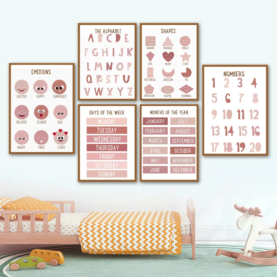 Emoticon Avatar Number Month Shape Nursery Wall Art Canvas Painting Nordic Posters And Prints Wall Pictures For Kids Room Decor
Emoticon Avatar Number Month Shape Nursery Wall Art Canvas Painting Nordic Posters And Prints Wall Pictures For Kids Room Decor