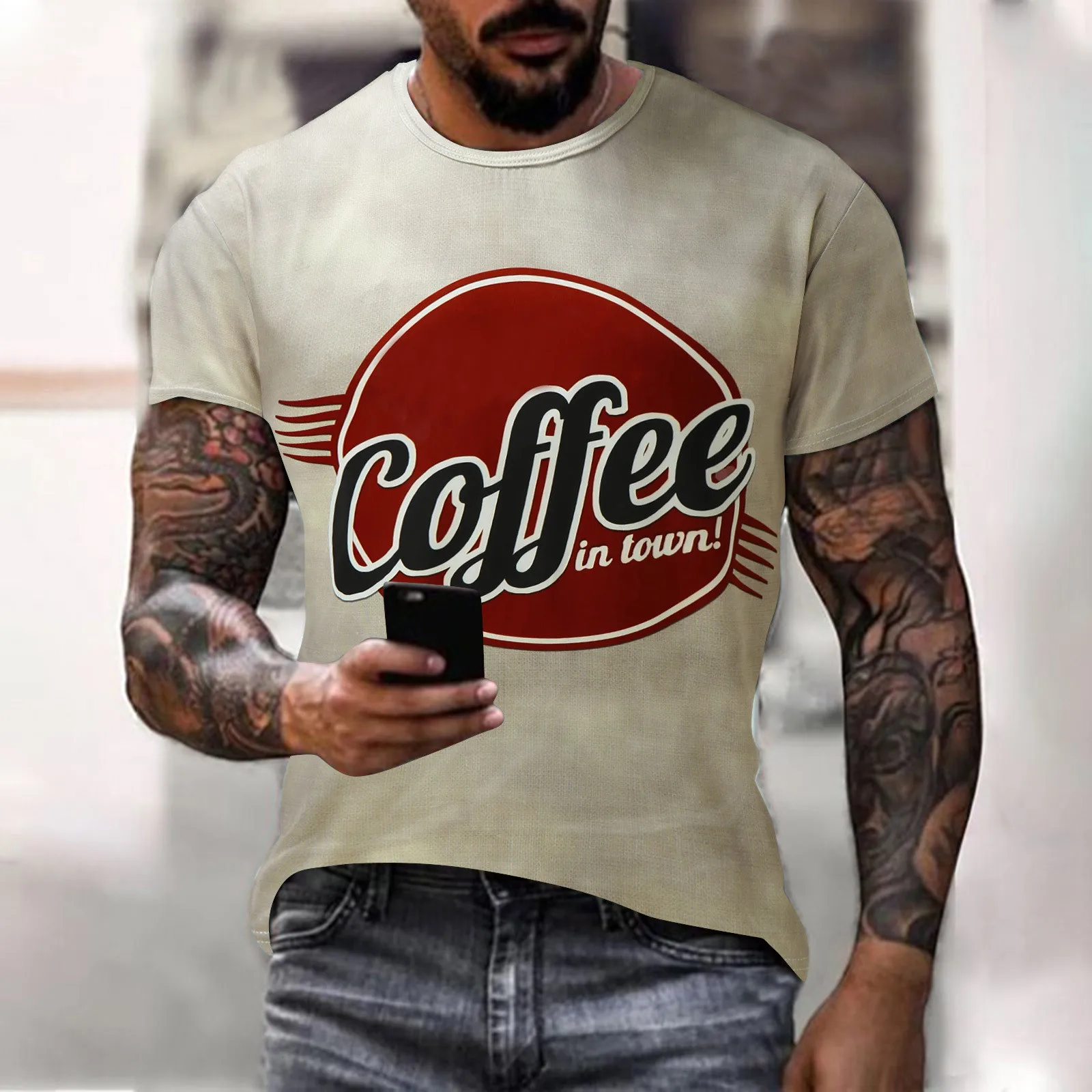 58# Summer T-shirt Homme Brand Men's T-shirt Casual 3d Printing Breathable T-shirt Short Sleeve Tees Top Футболка Оверсайз
58# Summer T-shirt Homme Brand Men's T-shirt Casual 3d Printing Breathable T-shirt Short Sleeve Tees Top Футболка Оверсайз