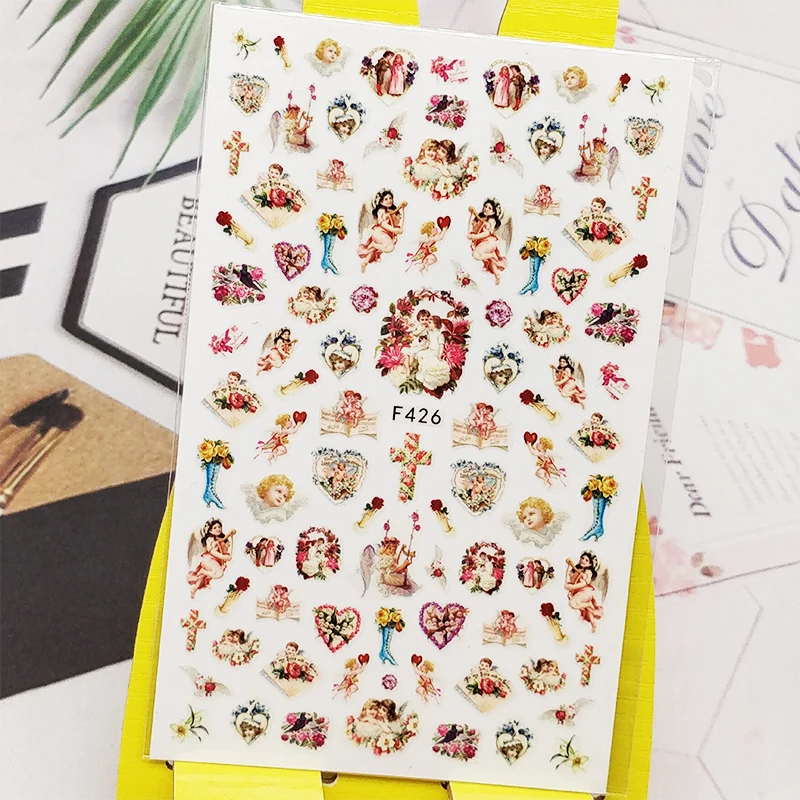 3D Nail Sticker Decals Flowers Love Heart Design Nail Art Decorations Stickers Sliders Manicure Accessories Nails Decoraciones
3D Nail Sticker Decals Flowers Love Heart Design Nail Art Decorations Stickers Sliders Manicure Accessories Nails Decoraciones