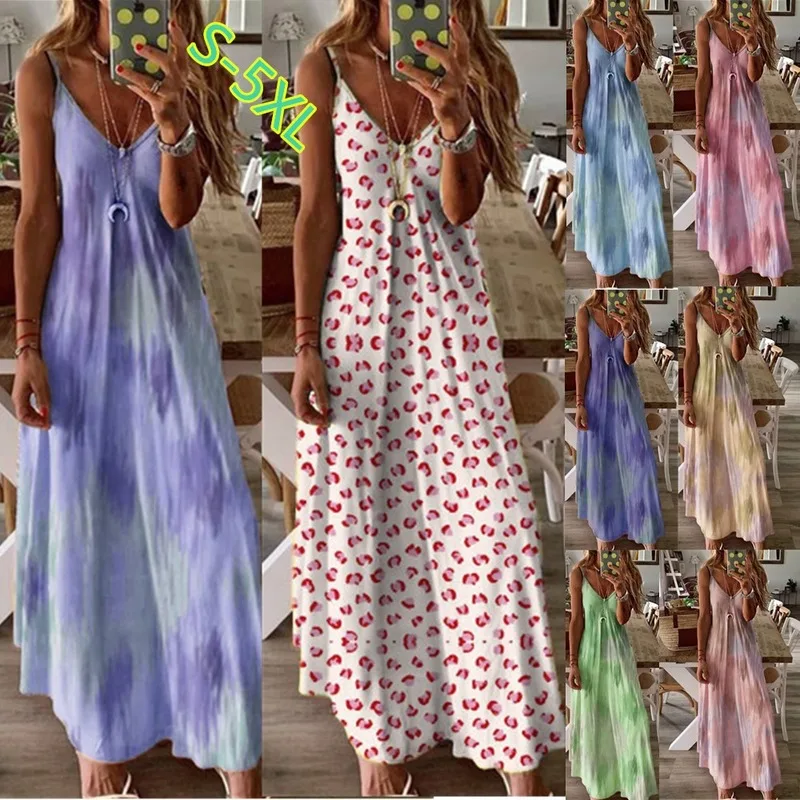 Summer Casual Maxi Dress Women Robe Femme Long Women Dress Elegant Print Fashion Ladies Dresses Vestidos Woman Clothes
Summer Casual Maxi Dress Women Robe Femme Long Women Dress Elegant Print Fashion Ladies Dresses Vestidos Woman Clothes