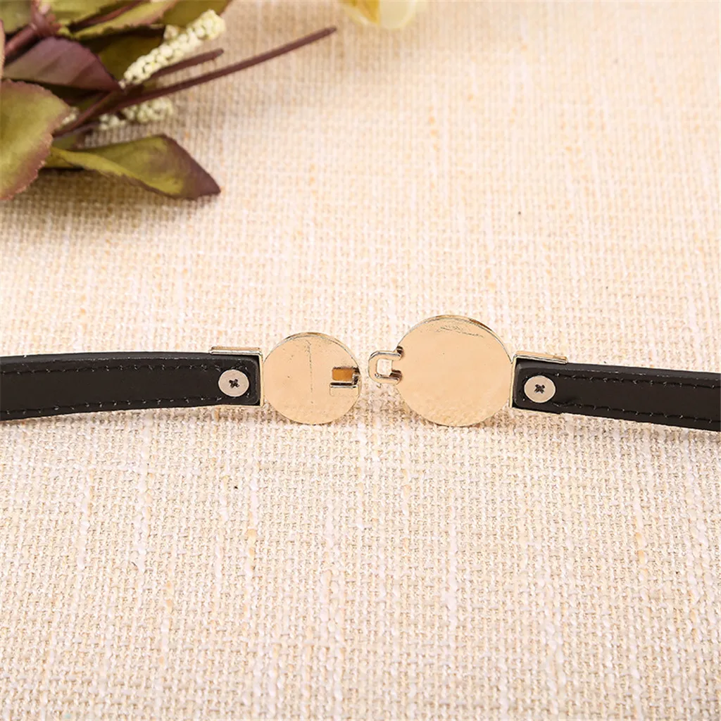 New Women Belt Waistband Elastic Decorative Belt Solid Leather Pearl Alloy Buckle Belt For Pants pasek damski ceinture femme #L
New Women Belt Waistband Elastic Decorative Belt Solid Leather Pearl Alloy Buckle Belt For Pants pasek damski ceinture femme #L