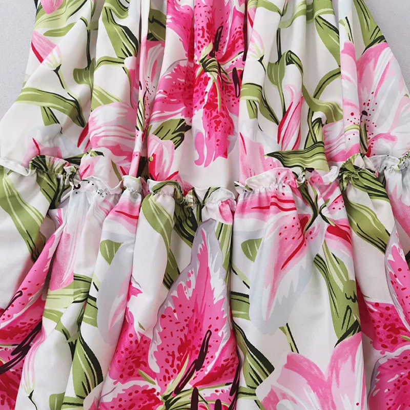 High Quality Designer Summer New Women'S Fashion Party Casual Sexy Beach Vintage Elegant Chic Square Collar Flower Print Dress
High Quality Designer Summer New Women'S Fashion Party Casual Sexy Beach Vintage Elegant Chic Square Collar Flower Print Dress