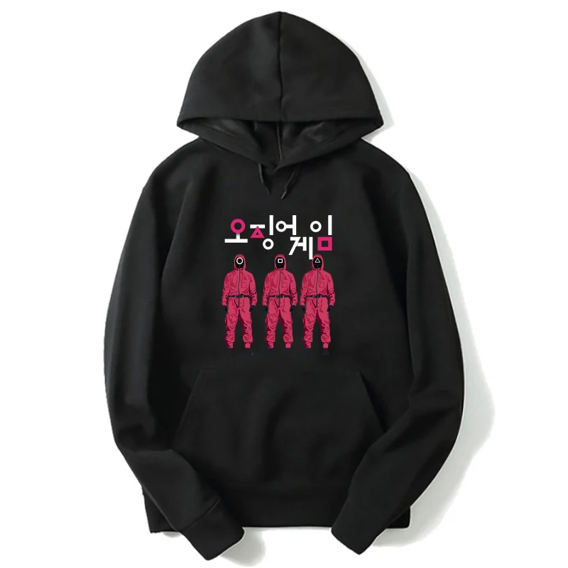 Squid Game Hoodies for Women Men Autumn Winter Long Sleeve Hooded Sweatshirt Fashion Casual Pullover Tops
Squid Game Hoodies for Women Men Autumn Winter Long Sleeve Hooded Sweatshirt Fashion Casual Pullover Tops