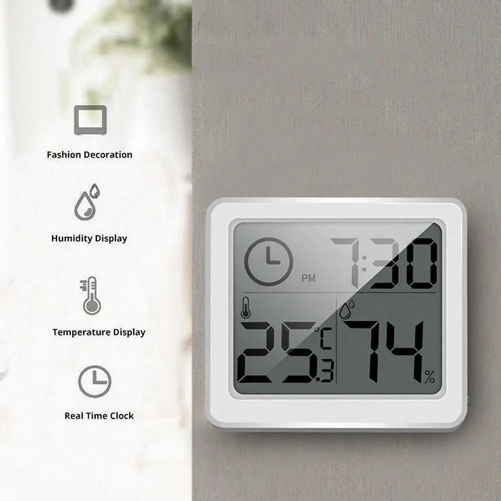 Digital Wall Clock Indoor Smart Electronic Digital Humidity Thermometer LCD Hygrometer wall clock
Digital Wall Clock Indoor Smart Electronic Digital Humidity Thermometer LCD Hygrometer wall clock