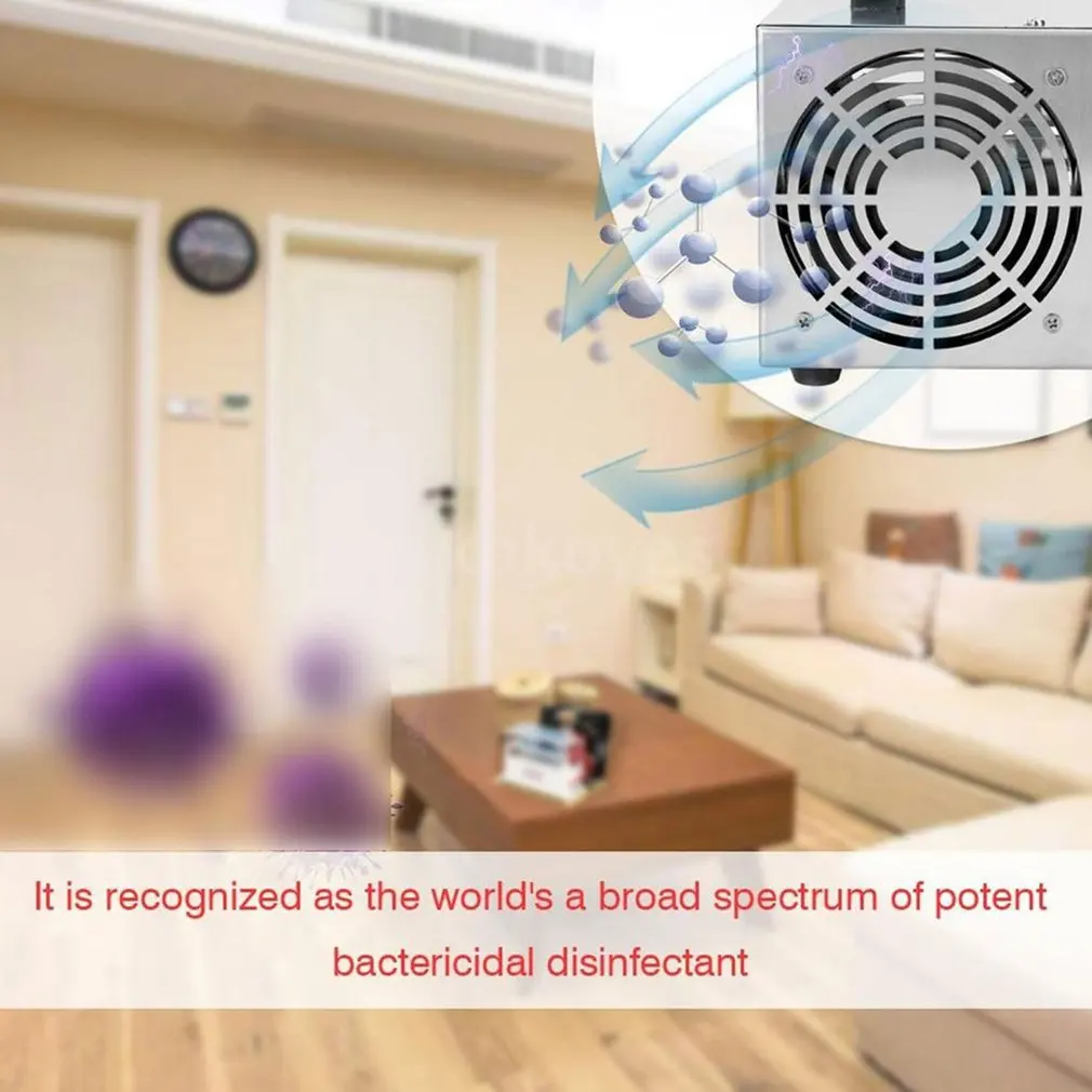 28g Ozone Generator Ozonator Machine Air Purifier Timer Control Disinfection Equipment Addition to Formaldehyde
28g Ozone Generator Ozonator Machine Air Purifier Timer Control Disinfection Equipment Addition to Formaldehyde