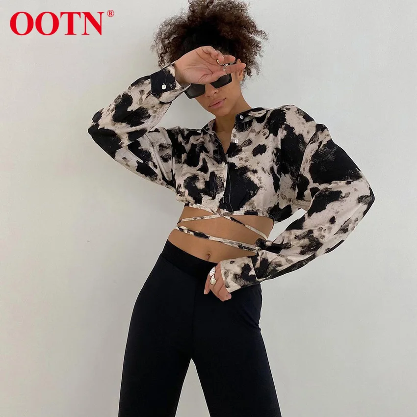 OOTN Streetwear Sexy Crop Top Leopard Women Shirt Long Sleeve Backless Bandage Vintage Print Summer Blouse Femme Short Top Chic
OOTN Streetwear Sexy Crop Top Leopard Women Shirt Long Sleeve Backless Bandage Vintage Print Summer Blouse Femme Short Top Chic