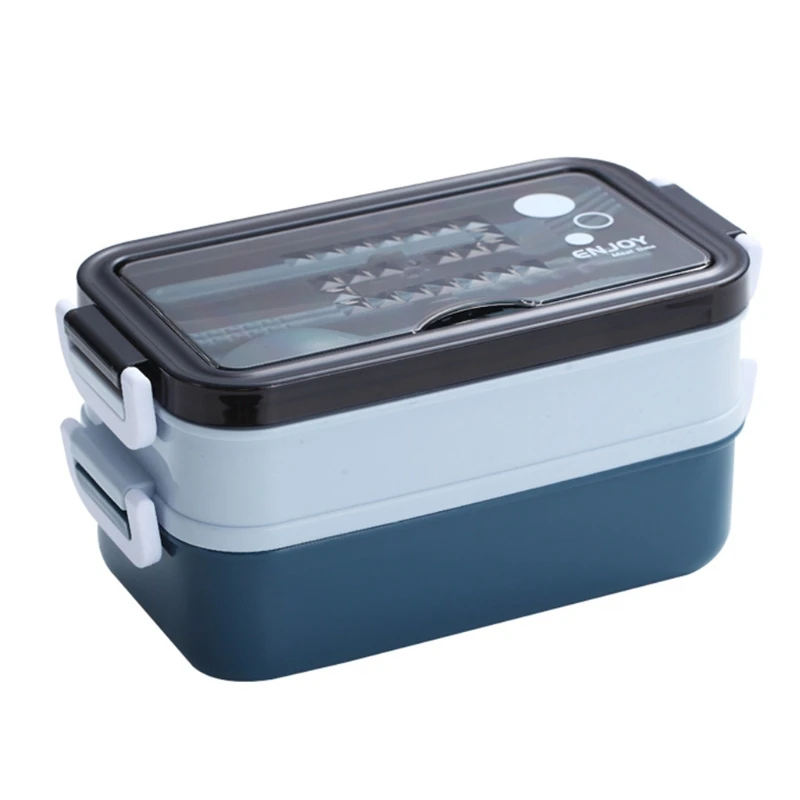 New Lunch Box Bento Box For Student Office Worker Double Layer Microwave Heating Lunch Container Food Storage Container 
New Lunch Box Bento Box For Student Office Worker Double Layer Microwave Heating Lunch Container Food Storage Container