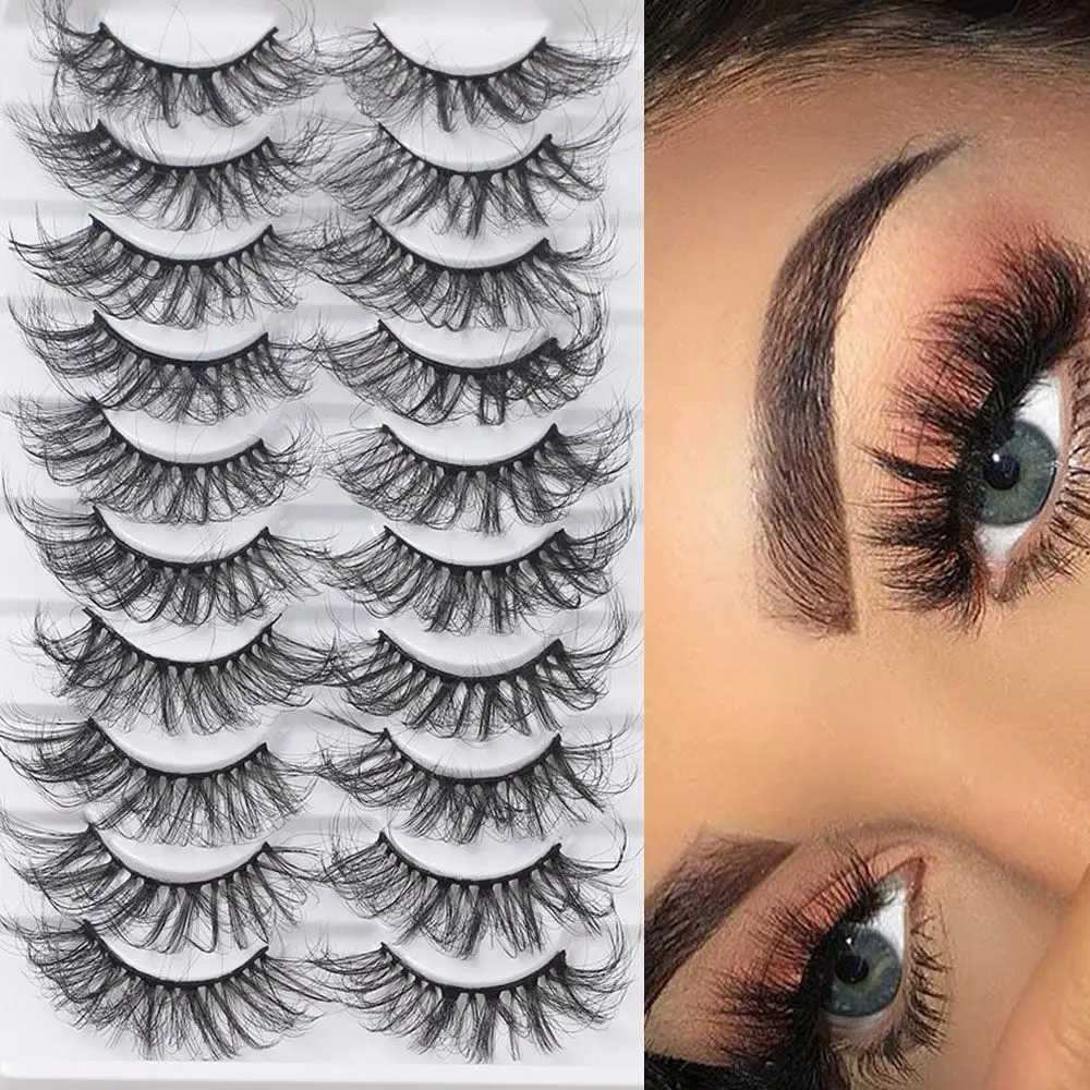 10Pairs 25mm Eye Makeup Tool Handmade Messy Eye Extension 25mm Mink Hair False Eyelashes Fluffy Wispies Dramatic
10Pairs 25mm Eye Makeup Tool Handmade Messy Eye Extension 25mm Mink Hair False Eyelashes Fluffy Wispies Dramatic