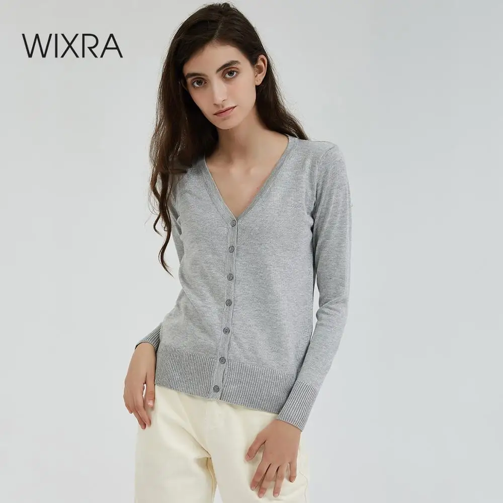 Wixra Women Solid Knitted Cardigan Sweater Autumn Winter Basic Casual V-Neck Long Sleeve Crochet Knit Sweater Coat Female Tops
Wixra Women Solid Knitted Cardigan Sweater Autumn Winter Basic Casual V-Neck Long Sleeve Crochet Knit Sweater Coat Female Tops