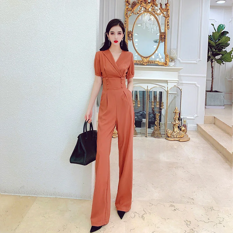 Simple Women's Long 2021 New Korean Fashion Ol Jumpsuit With Wide Legs And Thin Waist Sweat Suits Ethika Women Matching Cozy Set
Simple Women's Long 2021 New Korean Fashion Ol Jumpsuit With Wide Legs And Thin Waist Sweat Suits Ethika Women Matching Cozy Set
