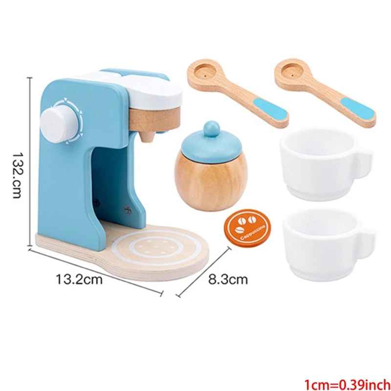 Wooden Kitchen Toy Microwave/Toaster/Mixer/Coffee Maker/Juicer Kitchen Play Set Interactive Early Learning Toy - Fun and Colorfu
Wooden Kitchen Toy Microwave/Toaster/Mixer/Coffee Maker/Juicer Kitchen Play Set Interactive Early Learning Toy - Fun and Colorfu