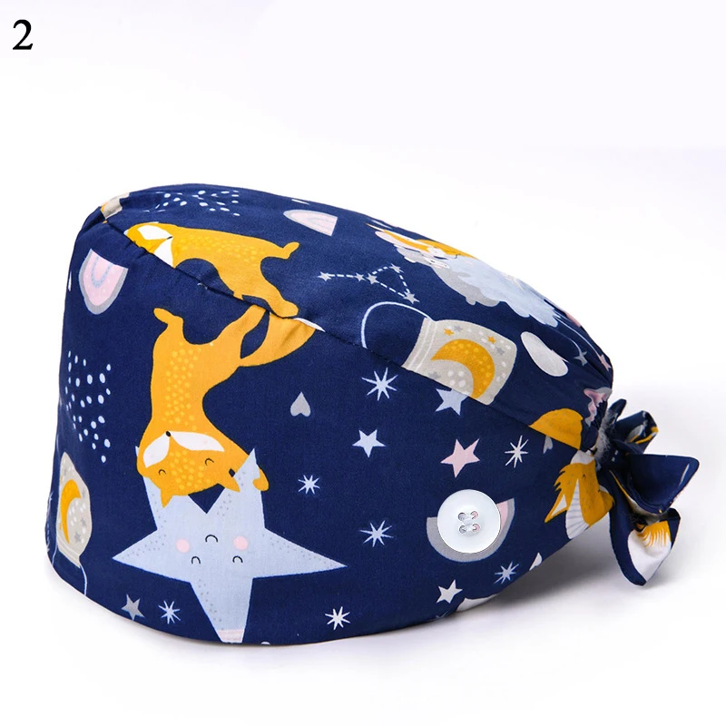 1PC New Scrub Nurse Hat gorros quirurgicos Floral Bouffant Sanitary Cap with Sweatband Cartoon Printing Nursing Caps Scrub Cap 
1PC New Scrub Nurse Hat gorros quirurgicos Floral Bouffant Sanitary Cap with Sweatband Cartoon Printing Nursing Caps Scrub Cap