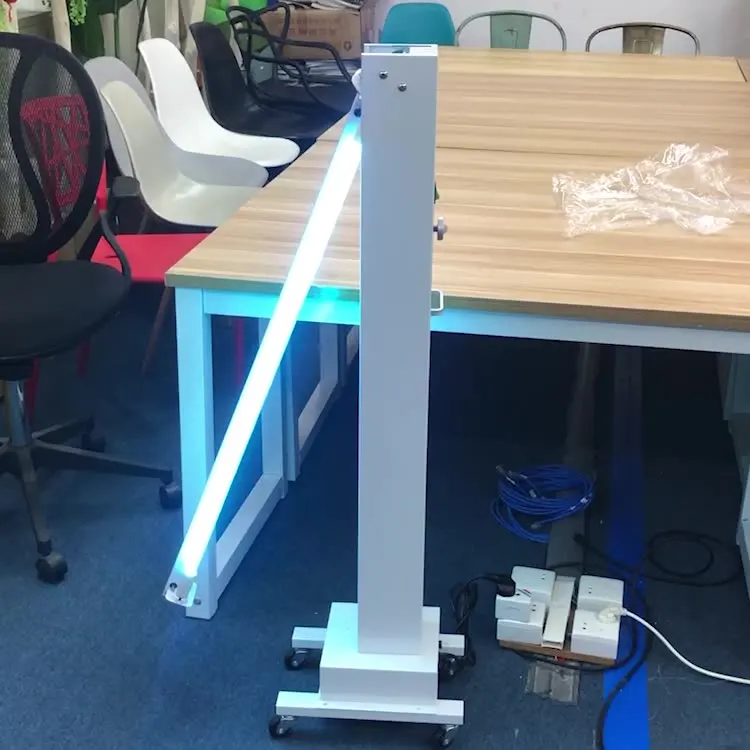 Professional Household Trolley Double Tube Sterilization Lamp UV Disinfection Lamp UVC Ultraviolet Lamp 
Professional Household Trolley Double Tube Sterilization Lamp UV Disinfection Lamp UVC Ultraviolet Lamp