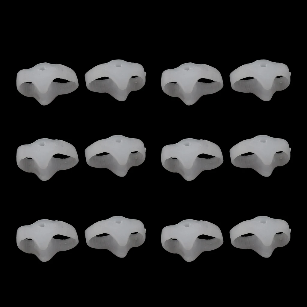6 Pairs Soft Rubber Silicone Gel Toe Separators Bunions Hammer Overlapping Toes Spacers Stretcher 2 Loops
6 Pairs Soft Rubber Silicone Gel Toe Separators Bunions Hammer Overlapping Toes Spacers Stretcher 2 Loops