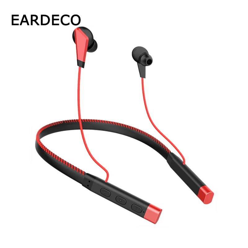 Наушники EARDECO Bluetooth с шейным ободом беспроводные наушники тяжелыми басами
