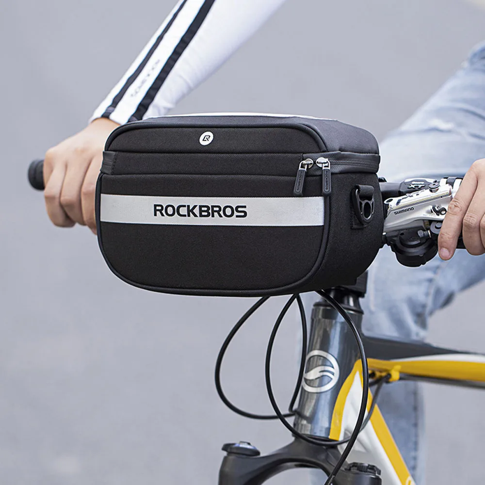 Rock Brothers Bike Bag Touch Screen Front Bag Front Riding Handlebar Handle Camera Shoulder Bag Mountain Folding Bike Bag
Rock Brothers Bike Bag Touch Screen Front Bag Front Riding Handlebar Handle Camera Shoulder Bag Mountain Folding Bike Bag