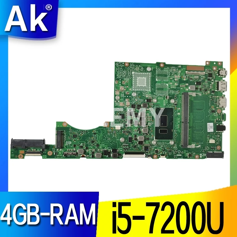 Akemy для Asus X411 X411U X411UN X411UQ материнская плата для ноутбука X411UA материнская плата протестирована W/ 4GB-RAM i5-7200U ЦП
Akemy для Asus X411 X411U X411UN X411UQ материнская плата для ноутбука X411UA материнская плата протестирована W/ 4GB-RAM i5-7200U ЦП