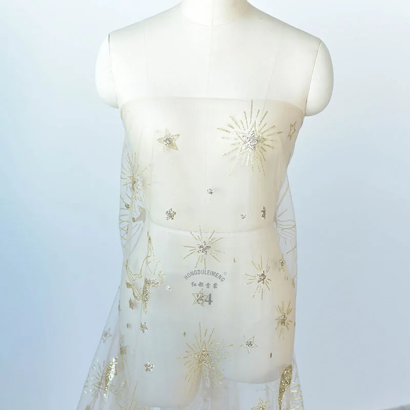 Lace Sequined Tulle Champagne Fabric For Wedding Dresses Quality 2021 Sold By Meter Luxury Lovely Women Clothing Decoration G566
Lace Sequined Tulle Champagne Fabric For Wedding Dresses Quality 2021 Sold By Meter Luxury Lovely Women Clothing Decoration G566