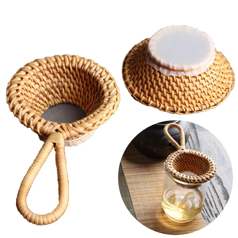 Kitchen bamboo woven tea strainer, bamboo tea filter, tea leaking tea set, creative filter, tea accessories
Kitchen bamboo woven tea strainer, bamboo tea filter, tea leaking tea set, creative filter, tea accessories