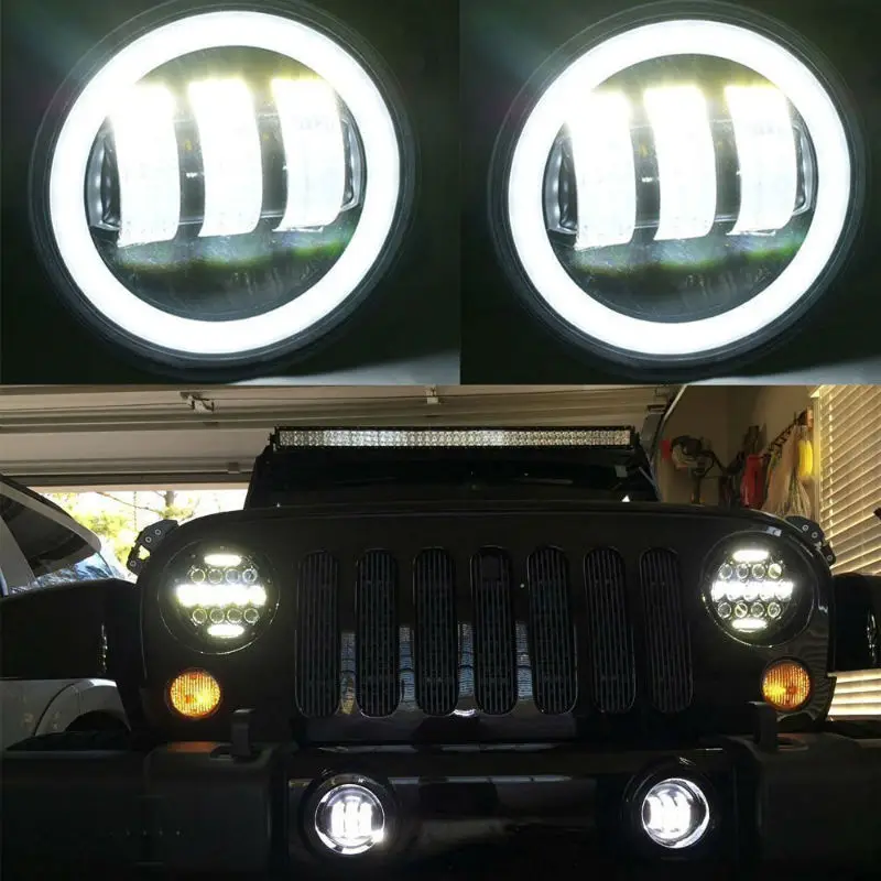 4inch Front LED Fog Lights with Halo Angle Eye DRL Driving Off road Lamps for Jeep Wrangler JK TJ LJ Hummer H1 H2 Dodge
4inch Front LED Fog Lights with Halo Angle Eye DRL Driving Off road Lamps for Jeep Wrangler JK TJ LJ Hummer H1 H2 Dodge