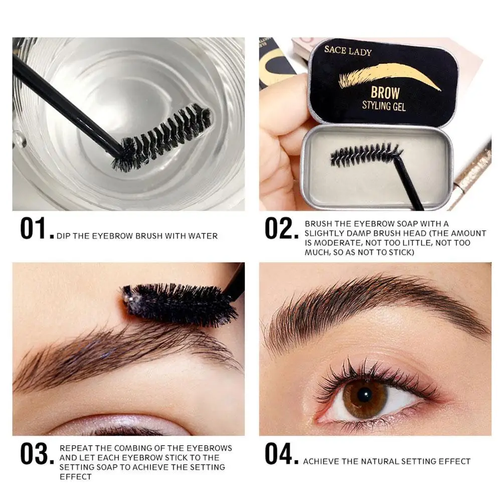 Long Lasting Waterproof Makeup Eyebrow Styling Gel Makeup 4D Natural Makeup Colorless Eyebrow Soap Cosmetics
Long Lasting Waterproof Makeup Eyebrow Styling Gel Makeup 4D Natural Makeup Colorless Eyebrow Soap Cosmetics