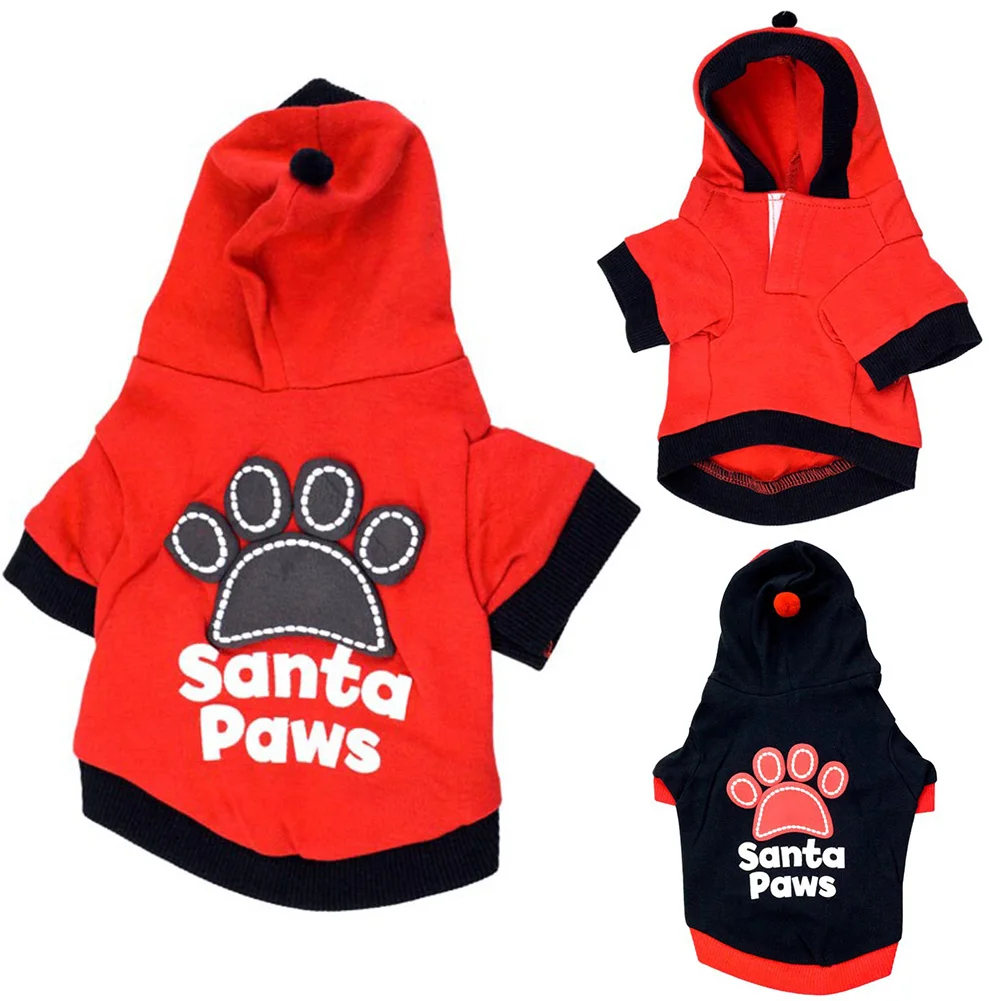 Christmas Pet Hoodied Cat and Dog Clothes Puppy Kitten Short Sleeve T-shirt Soft Comfortable Printed Footprint Letter Sweater
Christmas Pet Hoodied Cat and Dog Clothes Puppy Kitten Short Sleeve T-shirt Soft Comfortable Printed Footprint Letter Sweater