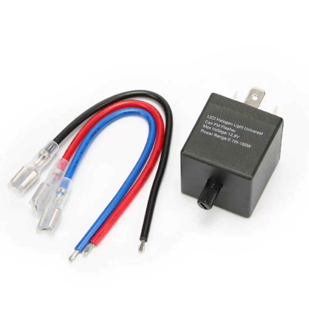 12V 3-Pin Car Adjustable Flasher Relay for Car Motorcycle LED Turn Signal Light Blinker Flashing Relay Auto Accessories
12V 3-Pin Car Adjustable Flasher Relay for Car Motorcycle LED Turn Signal Light Blinker Flashing Relay Auto Accessories