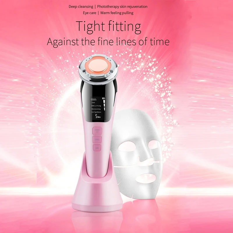 5-in-1 Face Skin EMS Beauty instrument Facial Mesotherapy Electroporation Rejuvenation Women Face Care Tool Eye Care Tool
5-in-1 Face Skin EMS Beauty instrument Facial Mesotherapy Electroporation Rejuvenation Women Face Care Tool Eye Care Tool