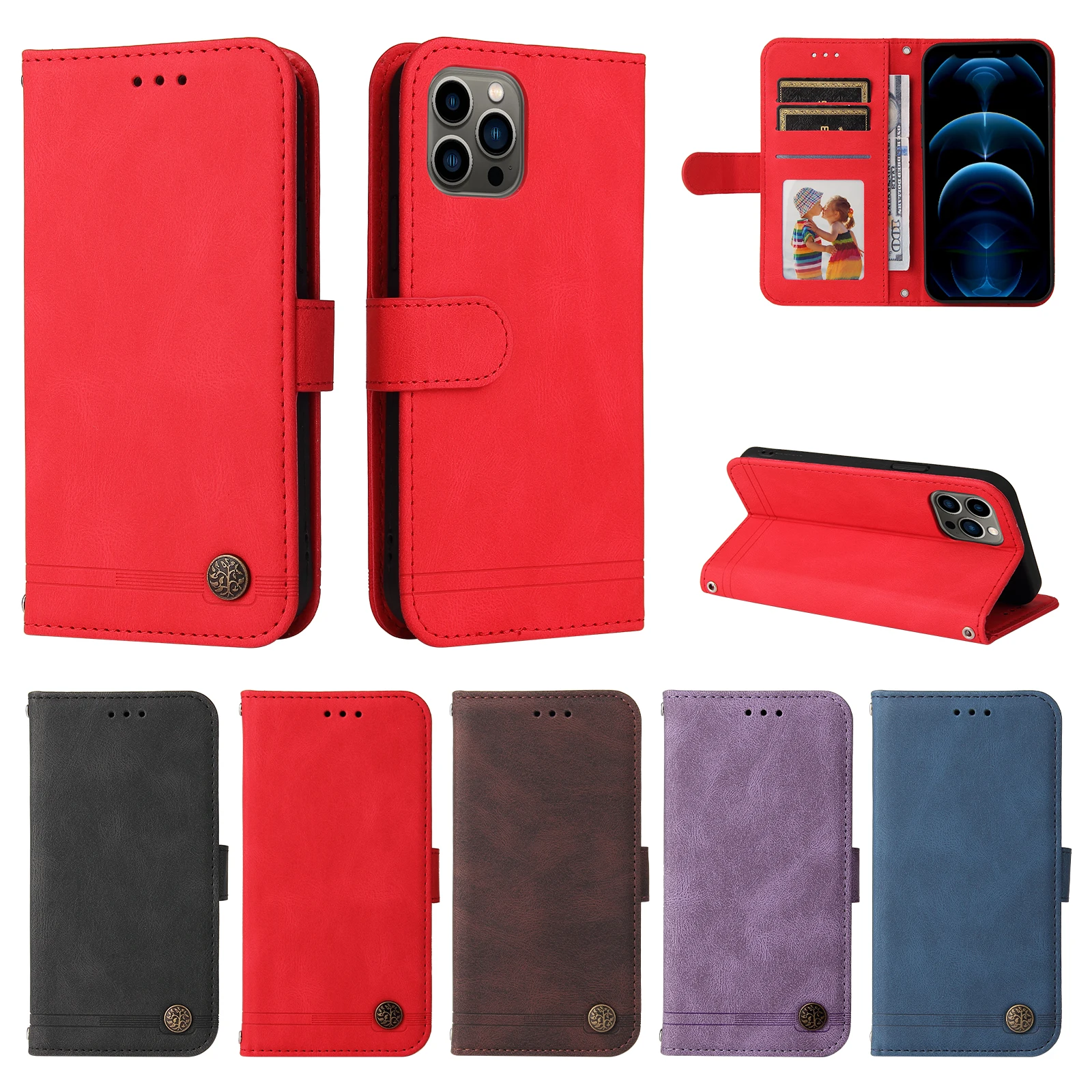 Leather Flip Wallet Case for iPhone 13 Pro Max 12 Mini 11 XS SE 2020 XR 6 7 8 Plus Luxury Shockproof Cover Full Protective Coque
Leather Flip Wallet Case for iPhone 13 Pro Max 12 Mini 11 XS SE 2020 XR 6 7 8 Plus Luxury Shockproof Cover Full Protective Coque