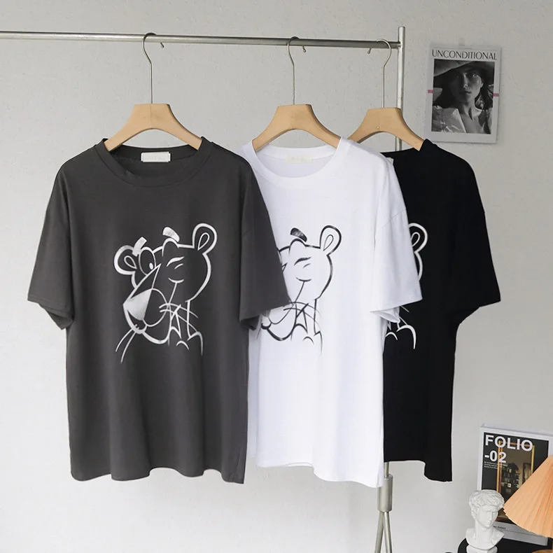 Summer Women's Top Short Sleeve Fashion Casual Cartoon Print Crew Neck Short Sleeve Medium Length Jacket Beach Wind T-shirt
Summer Women's Top Short Sleeve Fashion Casual Cartoon Print Crew Neck Short Sleeve Medium Length Jacket Beach Wind T-shirt