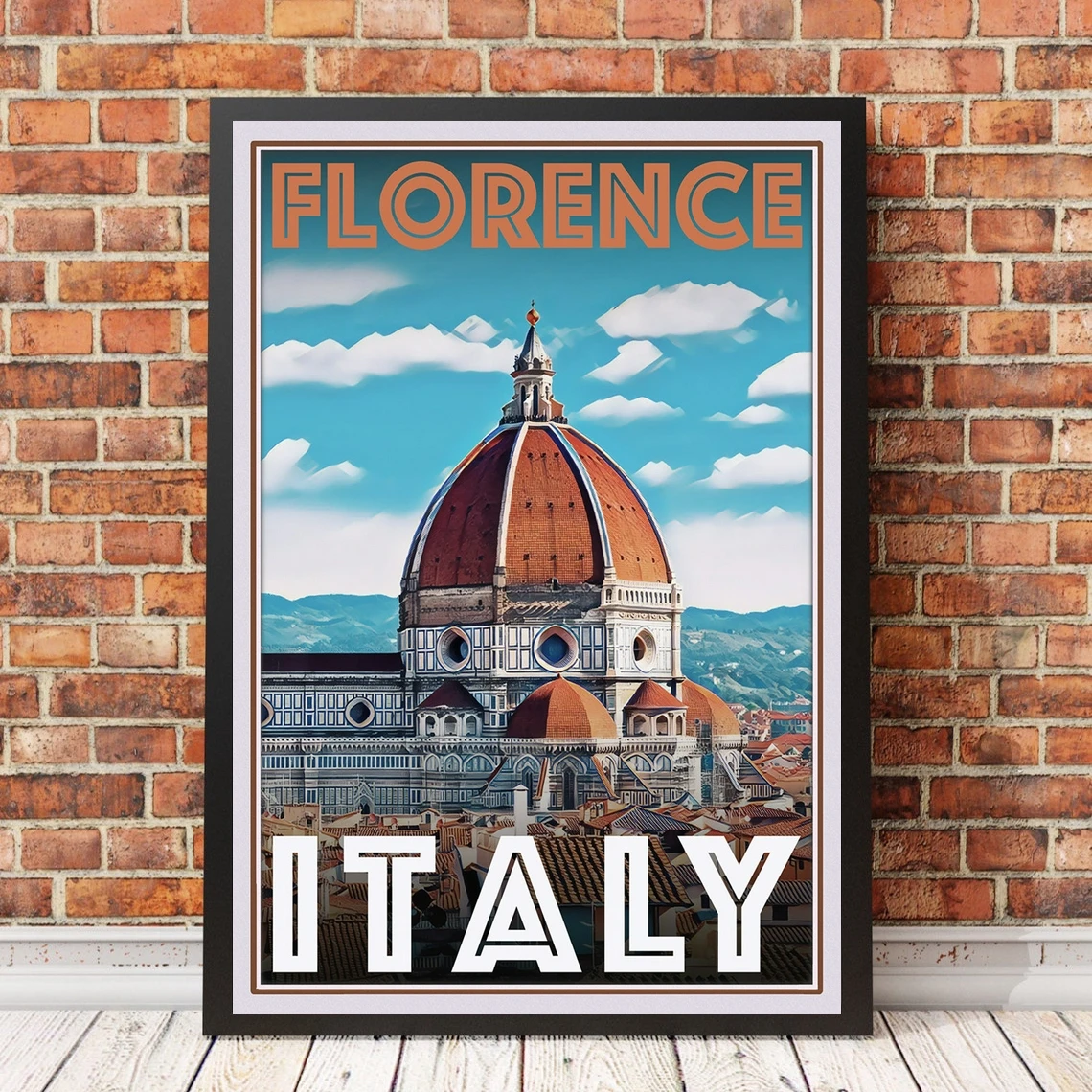 Retro Vintage Style Travel Poster Or Canvas Picture - Florence Italy Home Decoration Painting (No Frame)
Retro Vintage Style Travel Poster Or Canvas Picture - Florence Italy Home Decoration Painting (No Frame)