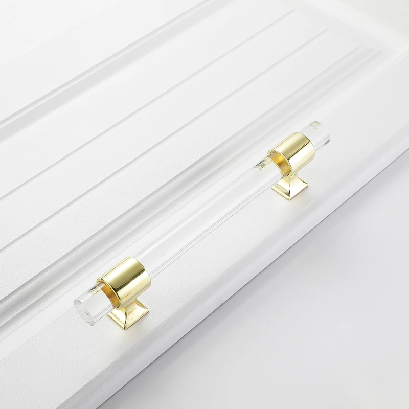 NICEDUNE Transparent Acrylic Cupboard Handle and Knobs Dresser Drawer Pull Handle Bathroom Cabinet Handle with black Gold
NICEDUNE Transparent Acrylic Cupboard Handle and Knobs Dresser Drawer Pull Handle Bathroom Cabinet Handle with black Gold