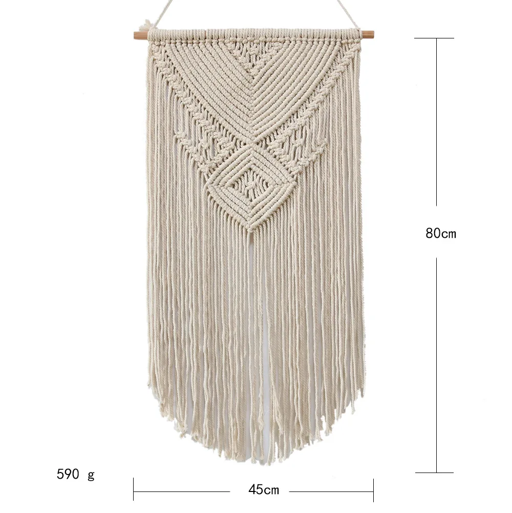 Simple hand tapestry weaving nordic decorative wall hanging farmhouse home decor wall tapestry bohemian decor
Simple hand tapestry weaving nordic decorative wall hanging farmhouse home decor wall tapestry bohemian decor