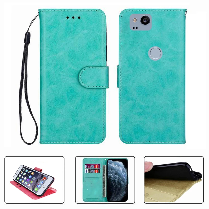 

For Google Pixel 2 Pixel2 2XL Pixel2XL XL2 Wallet Case Flip Leather Phone Shell Protective Cover Funda