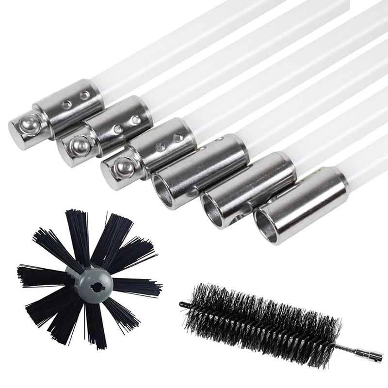 60cm Chimney Cleaner Cleaning Brush + Rod Set Kit Rotary Sweep System Fireplace Anti-aging Non-corrosiveness
60cm Chimney Cleaner Cleaning Brush + Rod Set Kit Rotary Sweep System Fireplace Anti-aging Non-corrosiveness