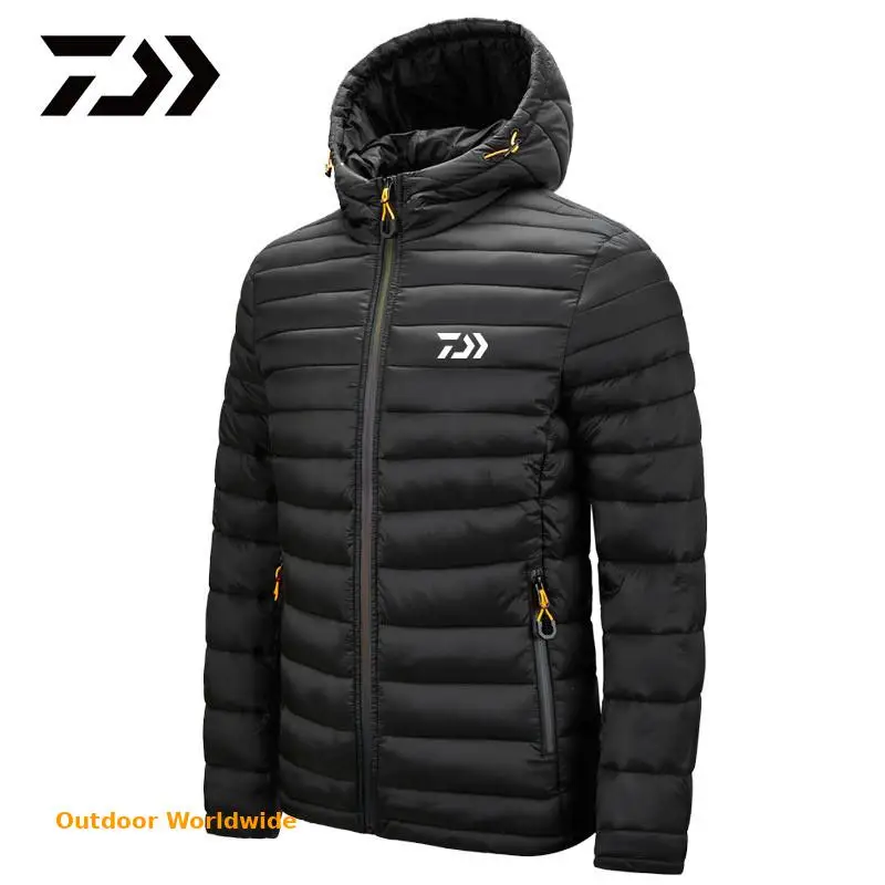Men Winter Autumn Sport Hooded Thick Padded Fishing Jacket Zipper Keep Warm Fishing Coats Men DAIWA Fishing Clothing
Men Winter Autumn Sport Hooded Thick Padded Fishing Jacket Zipper Keep Warm Fishing Coats Men DAIWA Fishing Clothing