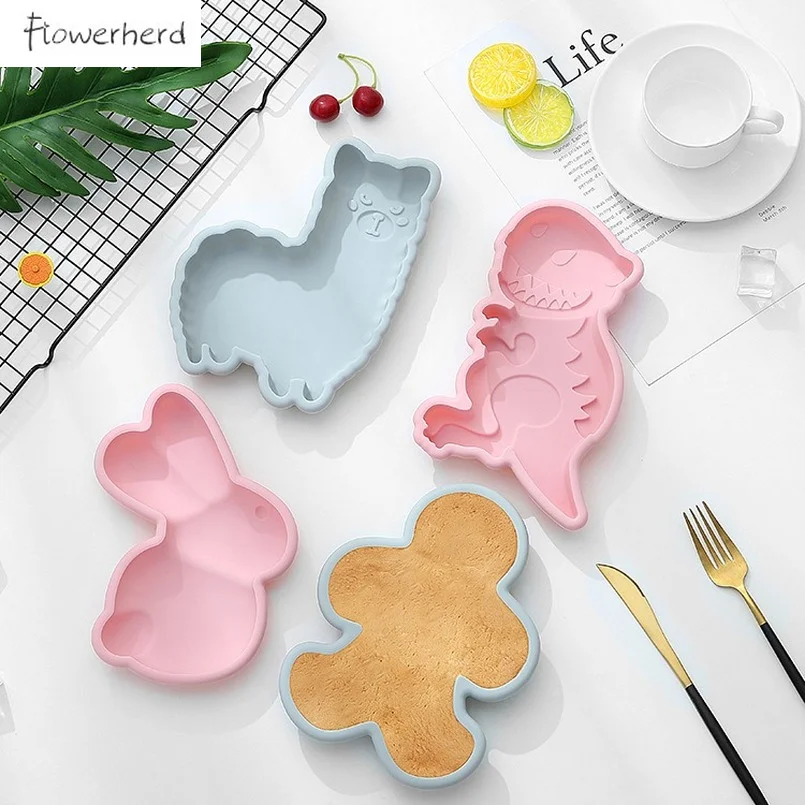 Alpaca Gingerbread Dinosaur Rabbit Baking Silicone Mold Shape Handmade Cake Pan Mould DIY Bakeware Cupcake Decoration Crystal
Alpaca Gingerbread Dinosaur Rabbit Baking Silicone Mold Shape Handmade Cake Pan Mould DIY Bakeware Cupcake Decoration Crystal