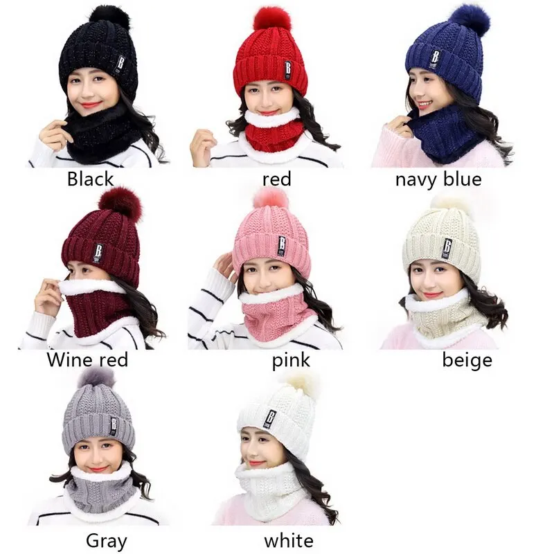 Balaclava Women's Knitted Hat Scarf Caps Neck Warmer Winter Hats For Men Women Skullies Beanies Warm Fleece Cap 8 Colors
Balaclava Women's Knitted Hat Scarf Caps Neck Warmer Winter Hats For Men Women Skullies Beanies Warm Fleece Cap 8 Colors